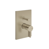 Gessi Inverso Diamantato robinet de douche mural avec inverseur 2 voies 73679 + 44673